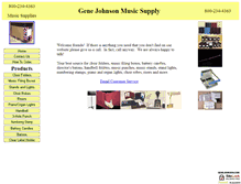 Tablet Screenshot of genejohnson.com